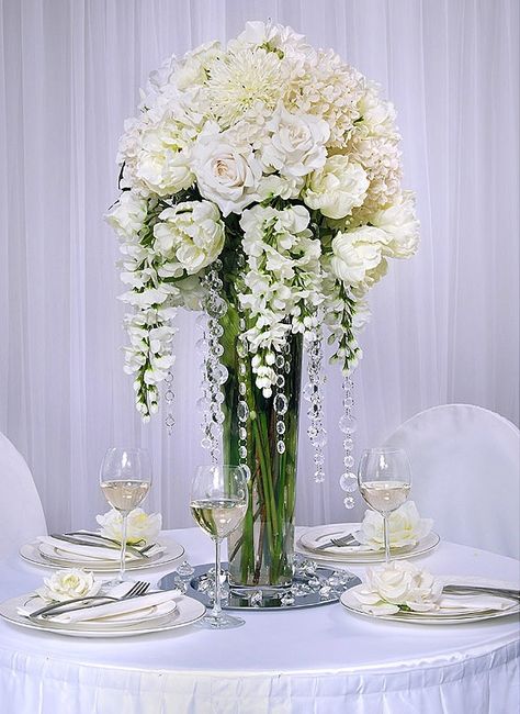 deco mariage blanc ivoire et or