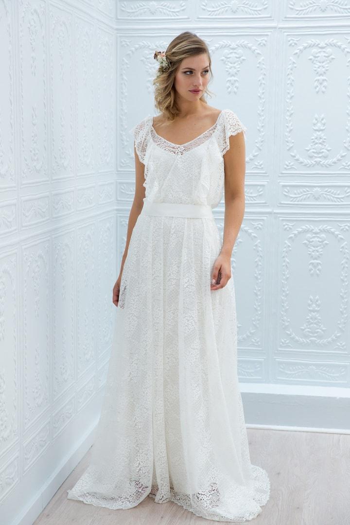 robe de mariée simple 2019