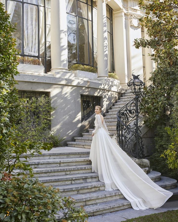 40 robes de mariée avec traîne amovible, à vous le double look !