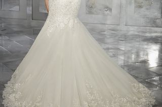 robe de mariée grande taille dos nus coupe sirène