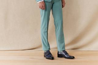 costume de mariage pour homme bleu vert