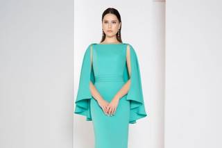 robe de soirée turquoise pour mariage