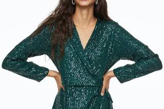 robe de soirée vert sapin pour mariage