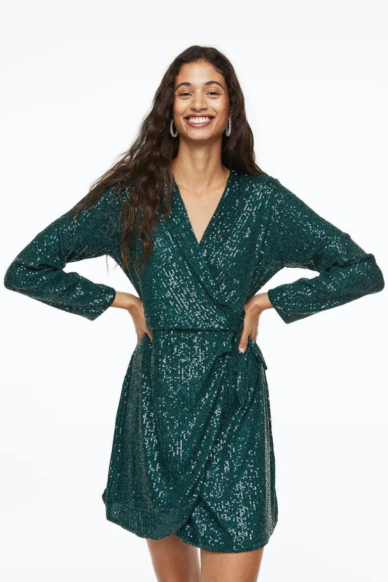 robe de soirée vert sapin pour mariage