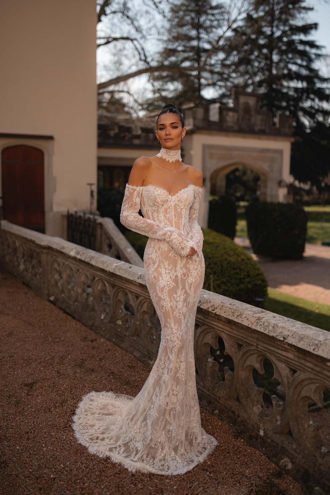 robe de mariée bohème en dentelle