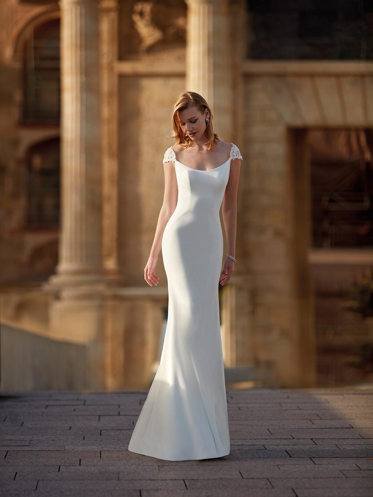 robe de mariée blanche simple