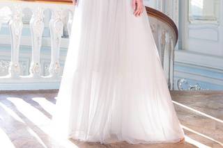 robe de mariée femme enceinte longue