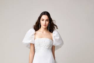 robe de mariée style empire décolleté carré