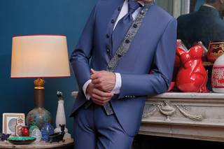 costume de mariage pour homme bleu