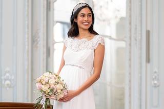 robe de mariée femme enceinte coupe empire