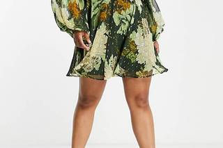 robe soirée grande taille pour mariage verte