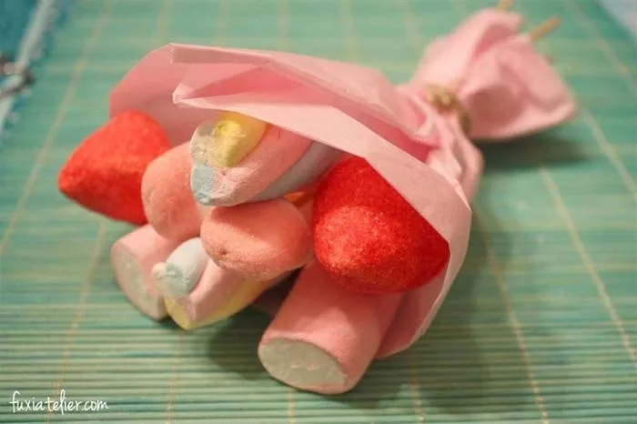 Onza Bouquet de bonbons en forme de cœur à offrir Cadeau d