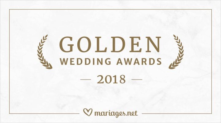Golden Wedding Awards 2018 : la palme d'or aux meilleurs prestataires de mariage d'après les mariés !