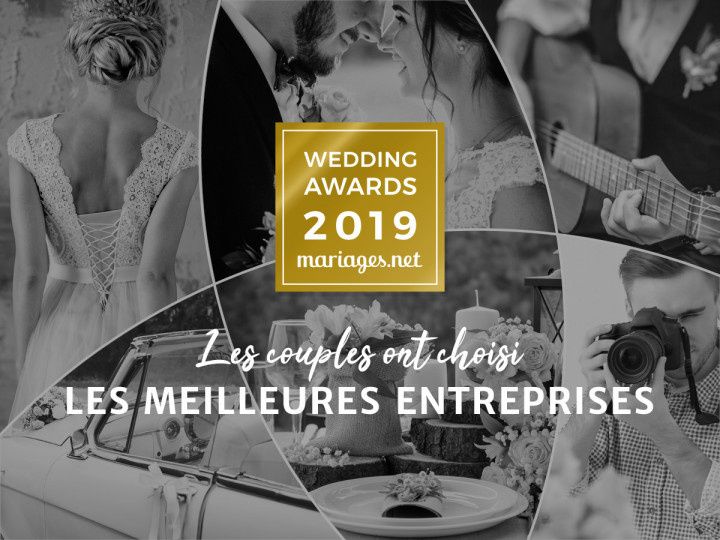 Wedding Awards 2019 : le palmarès des meilleurs prestataires de mariage