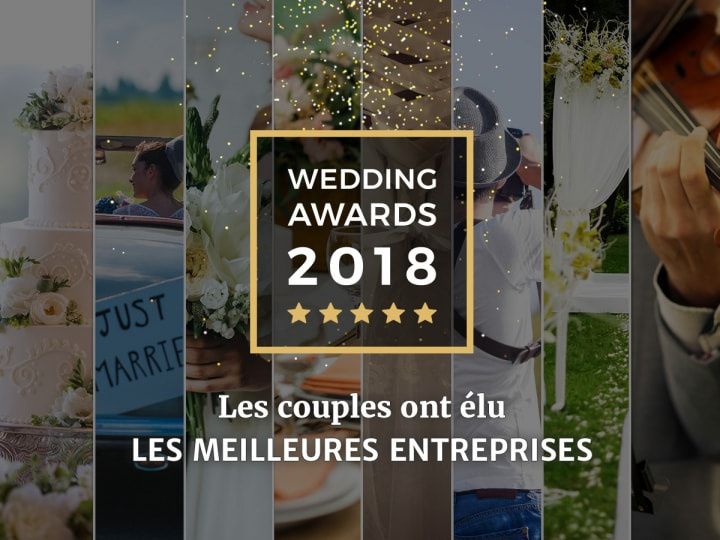 Wedding Awards 2018 : les plus grands spécialistes du mariage récompensés 