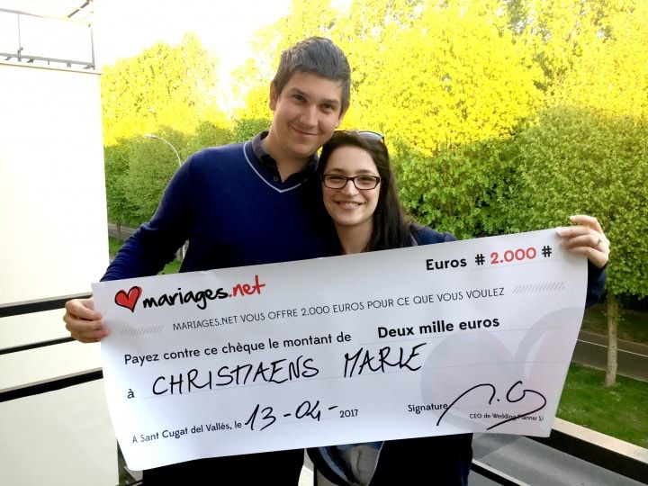 36ème édition du tirage au sort : 2.000 euros pour les noces de Marie et Cédric !