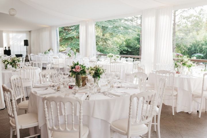 7 idées pour une décoration de mariage total white