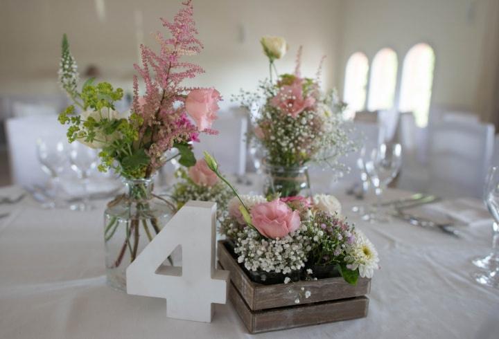 Grande ronde en verre Vases Fleurs galets Décoration Centre de Table Mariage événement 