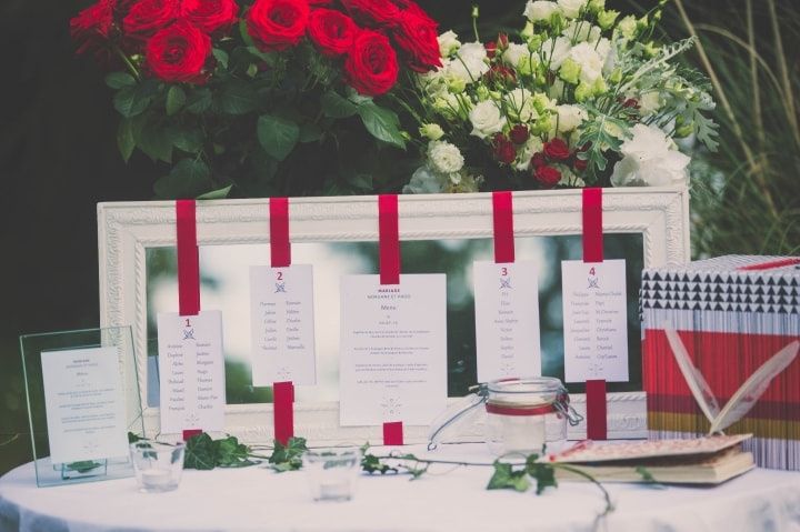 20 plans de table avec cadres pour votre mariage