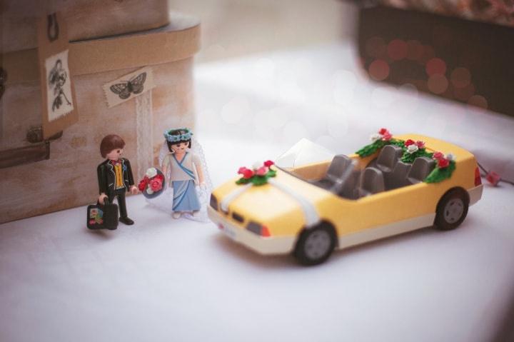 voiture playmobile et mariés
