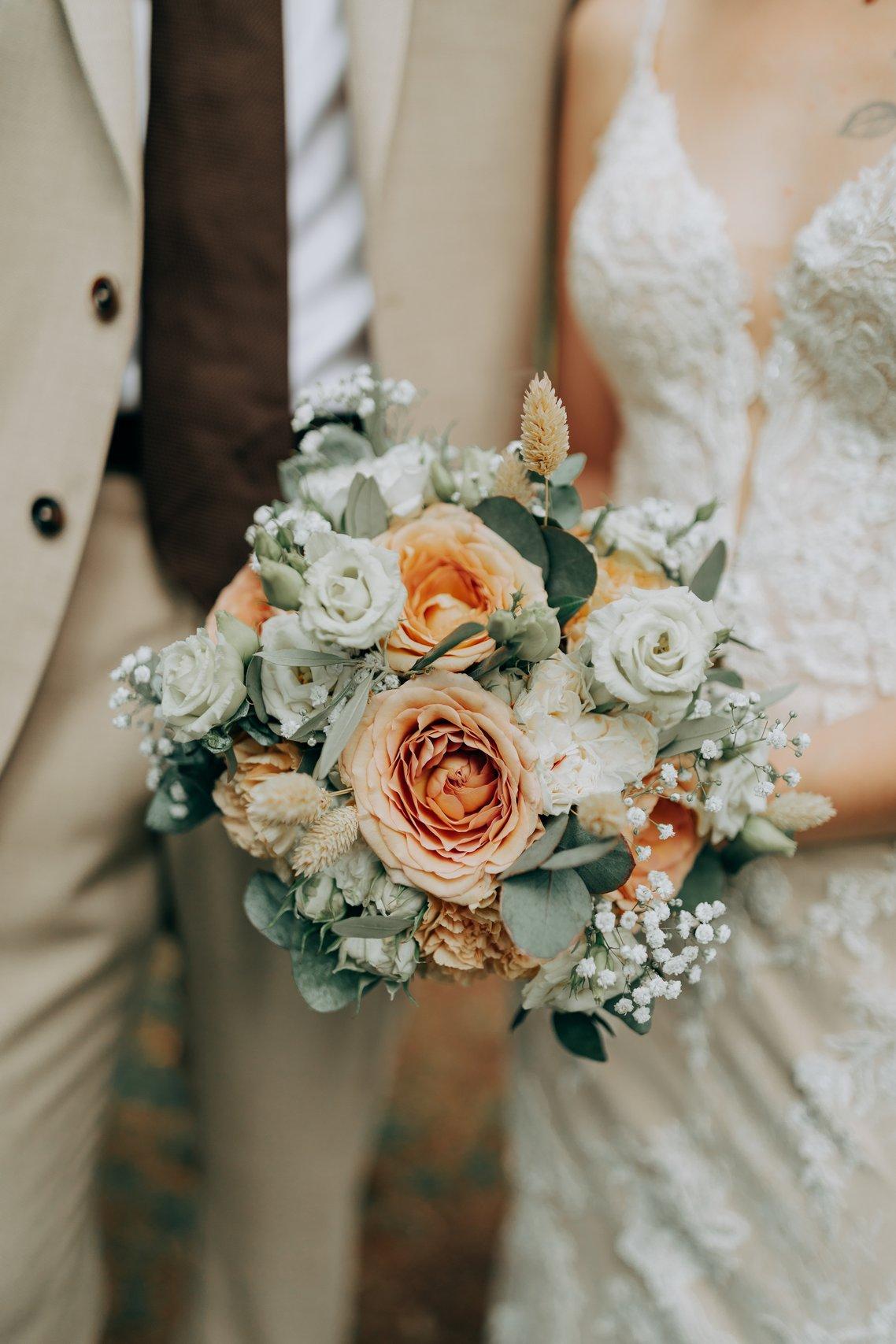 bouquet de mariée rond