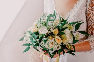 bouquet de fleurs de mariage, champetre chic mariage