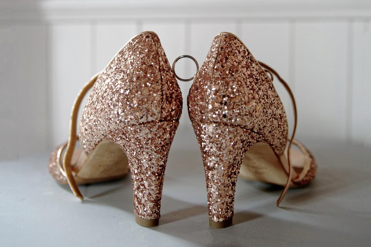 chaussure de mariage femme paillettes