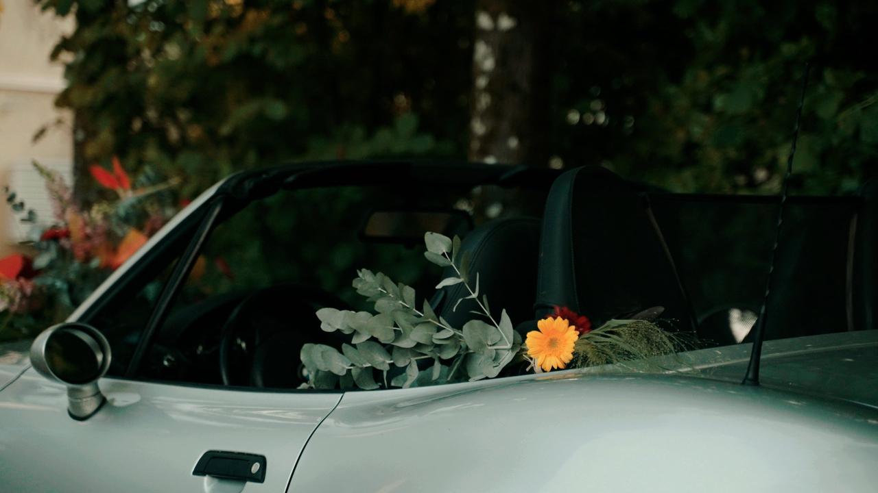 décoration voiture mariage