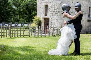 Photo couple mariage originale deguisement