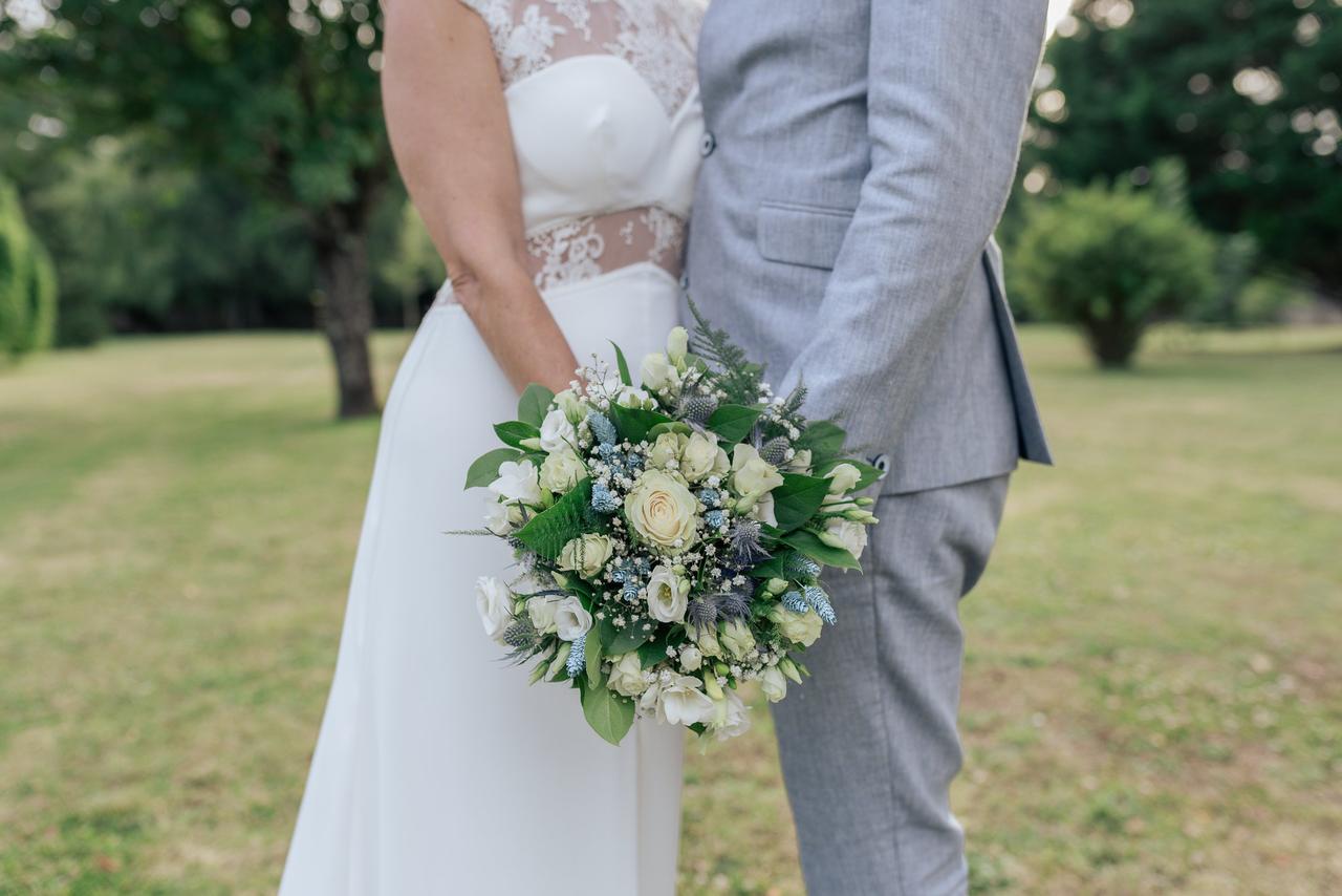 bouquet de mariée rond