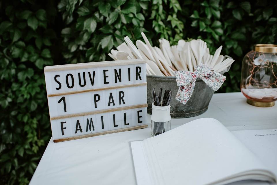 Cadeaux aux invités : un par personne, couple ou famille ?