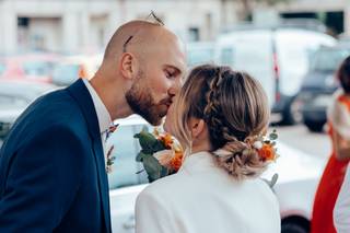 coiffure mariée chignon avec tresse