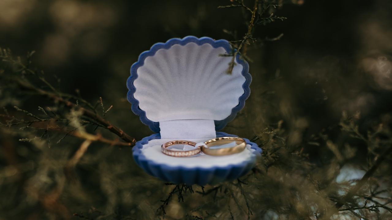 mariage theme mer porte alliance coquille saint jacques