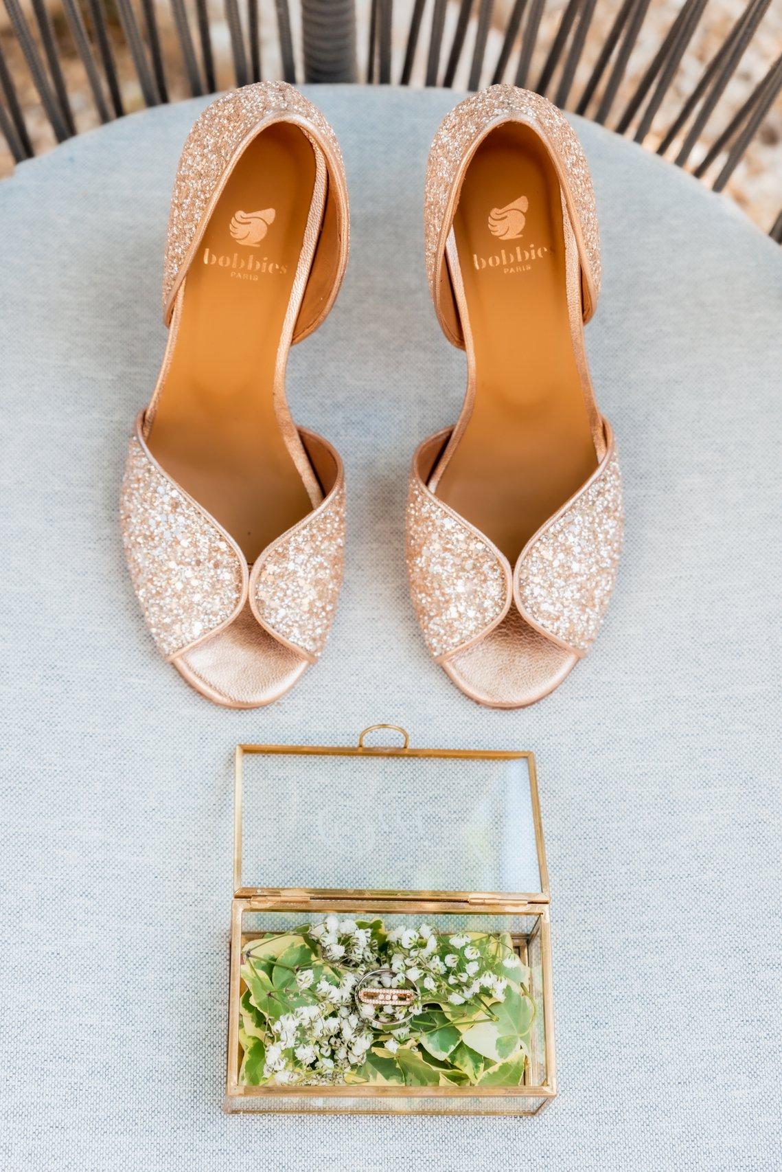 chaussure de mariage femme vintage