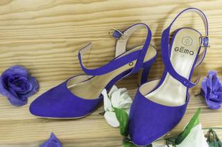 chaussure de mariage femme bleu roi