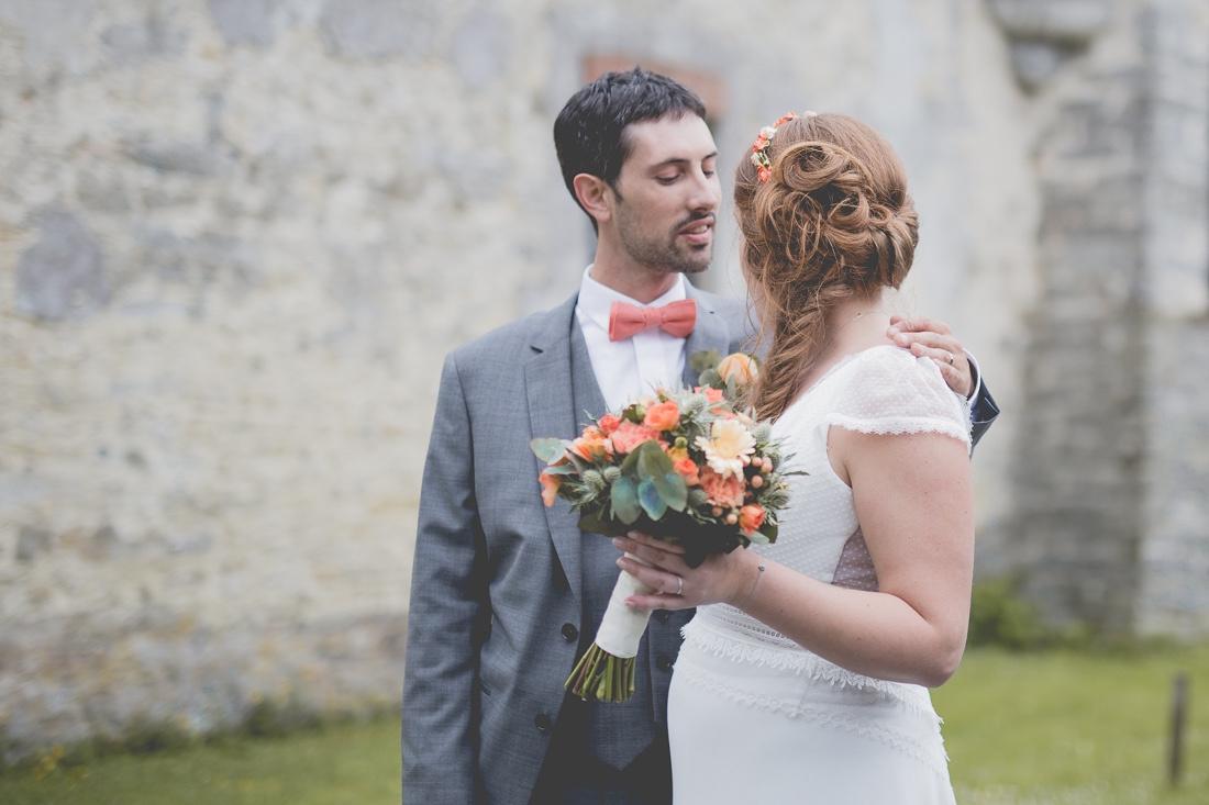 coiffure pour mariage avec tresse sur le côté