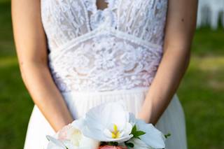 bouquet de mariée printemps avec orchidées