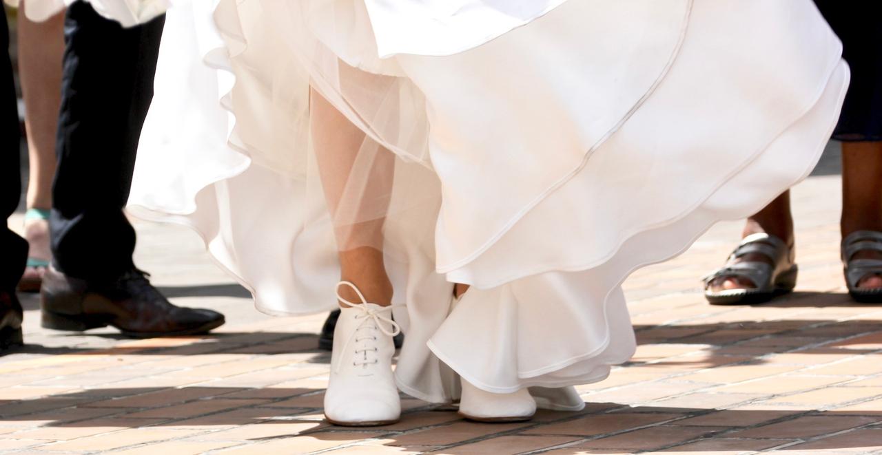 Chaussure de danse et mariage