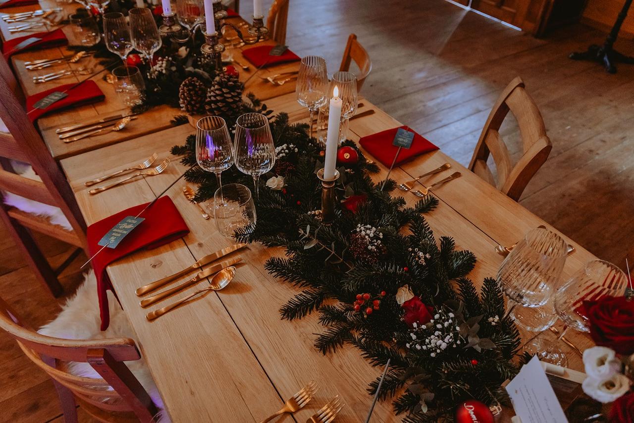 decoration mariage en hiver decoration de table