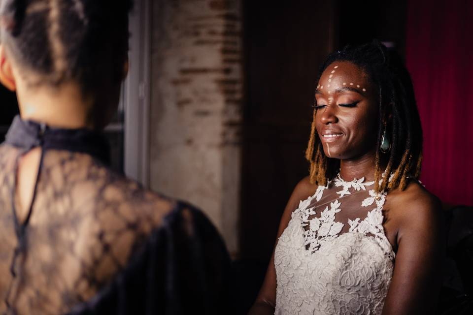 Make-up de mariée tribal : des pigments pour une beauté de caractère