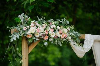 arche fleur mariage ceremonie