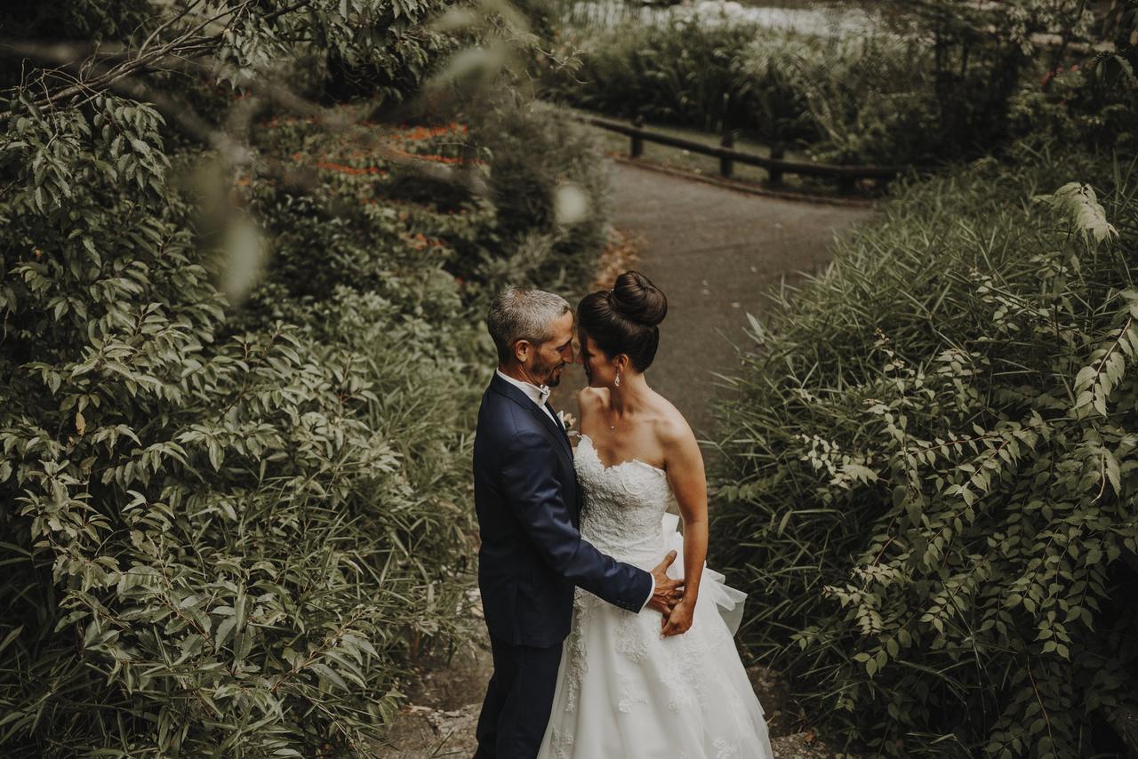 chignon haut mariée