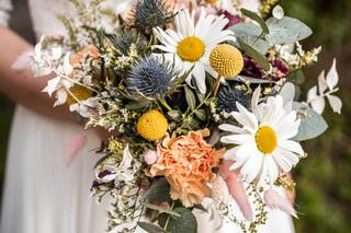 bouquet de fleurs pour mariage, theme mariage champetre