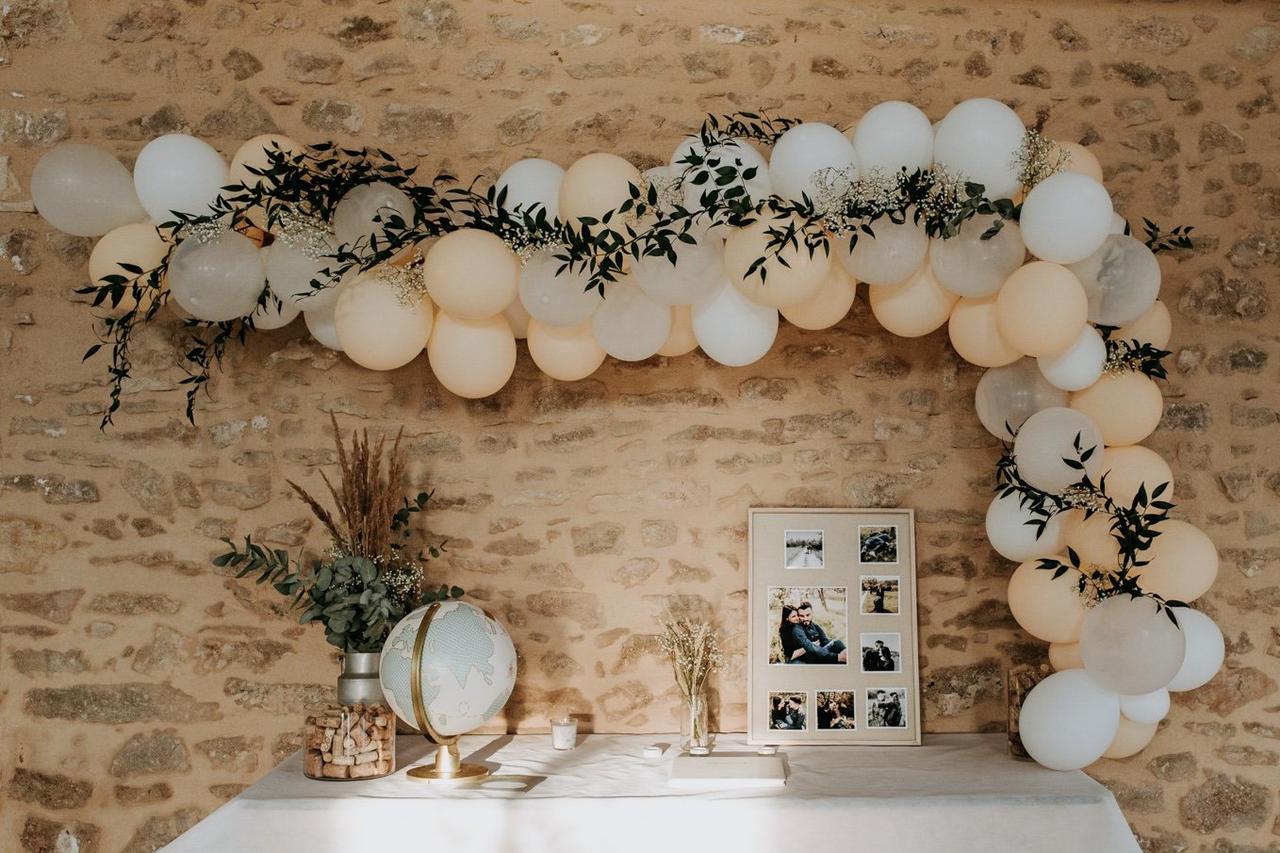 8 idées chics pour une décoration de mariage avec des ballons