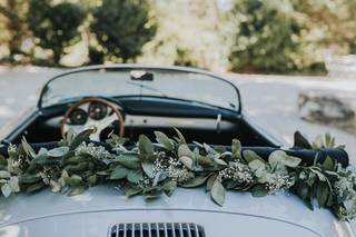 décoration voiture mariage