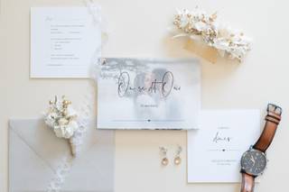 Faire-part de mariage avec papier calque