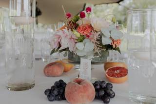 mariage thème coloré deco table