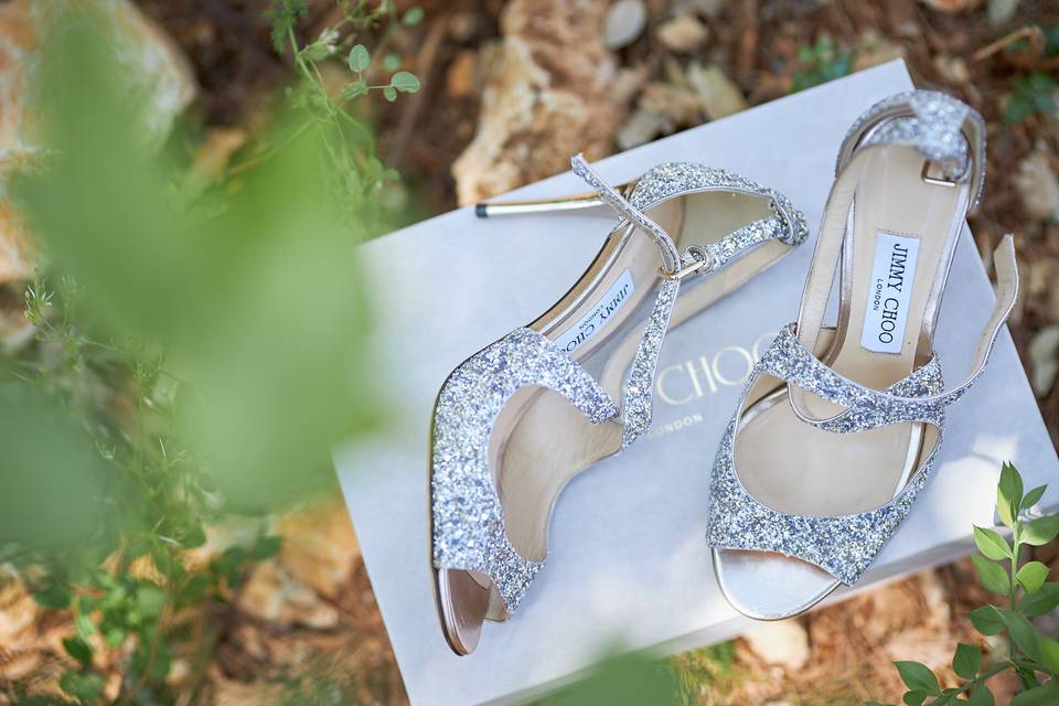 6 chaussures de mariée Jimmy Choo qui vous feront dire 