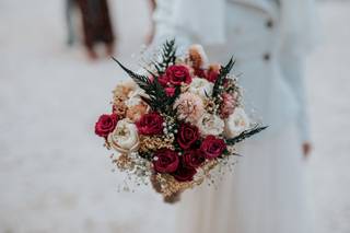 bouquet de fleur mariage, champetre chic mariage