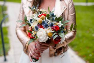 bouquet de fleurs mariage civil